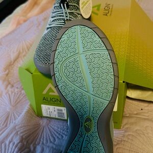 Align Gray and Blue Sneakers